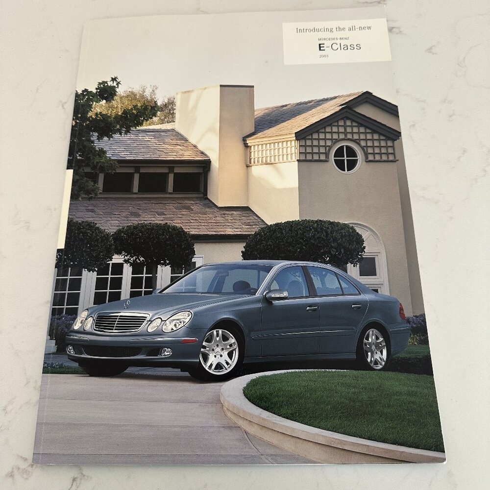 2003 Mercedes E-Class Oversized Sales Brochure